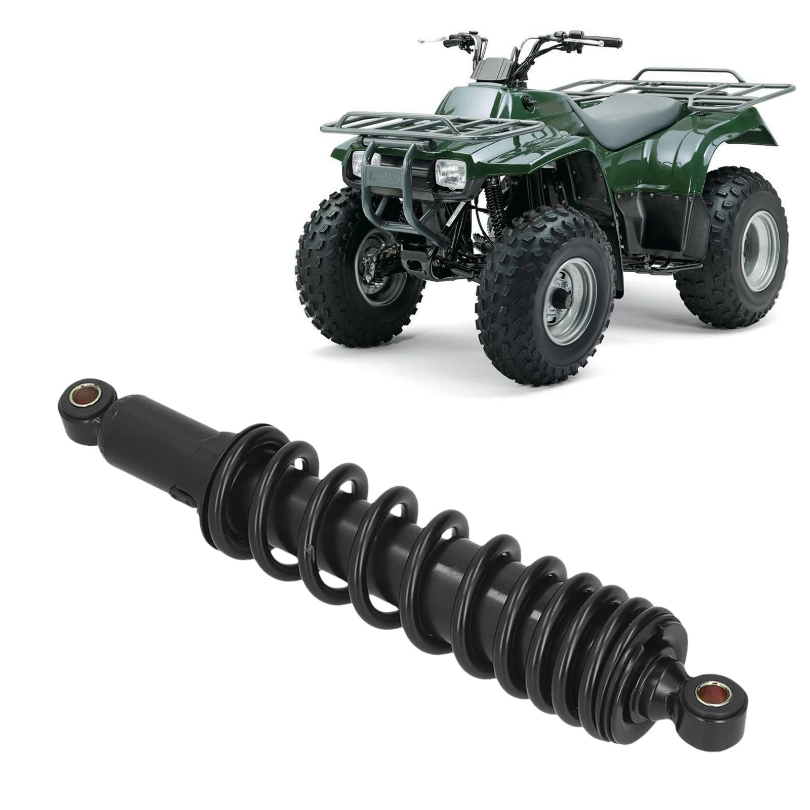 Wysokowydajny Amortyzator Zawieszenia 355 Mm do Motocykli ATV Go Kart Quad Dirt Sport, Regulowane Tłumienie Zapewniające płynniejszą jazdę, Stop Aluminium CNC