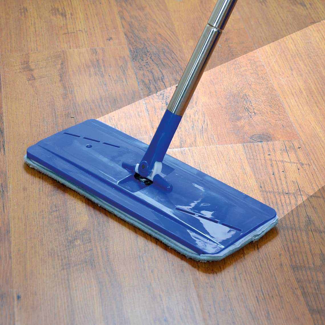Livington Touchless Mop - Set di lavapavimenti con secchio per strizzare senza piegarsi - mocio per una facile pulizia e mani pulite, secchio da 2,7 l
