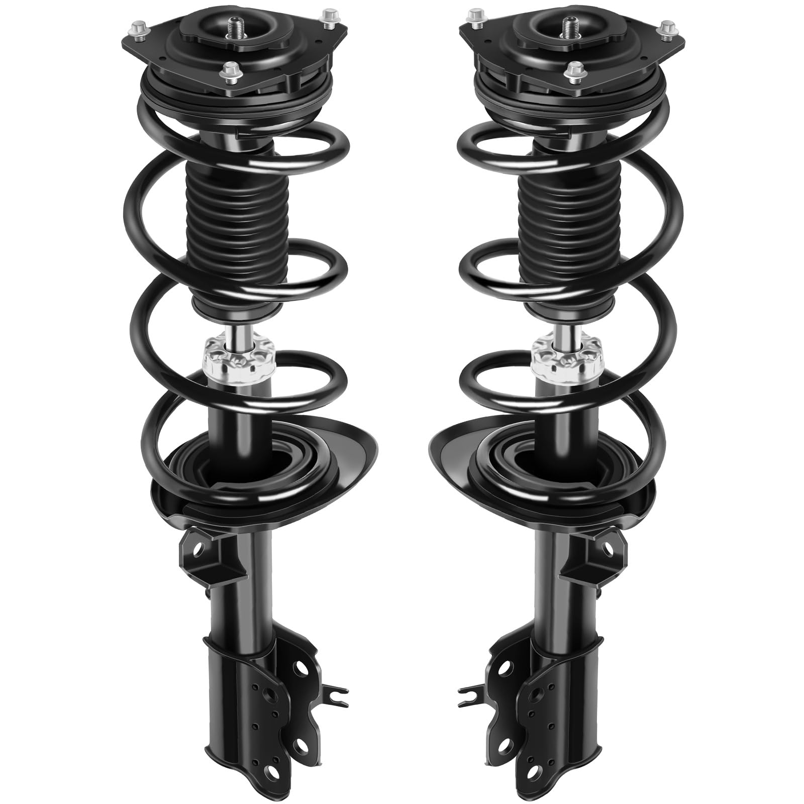 Front Complete Struts & Coil Spring Assembly Compatible for Nissan for Rogue 2012-2013 for Nissan for Rogue Select 2014-2015, Set of 2 Shocks & Struts Replace 272898 272609