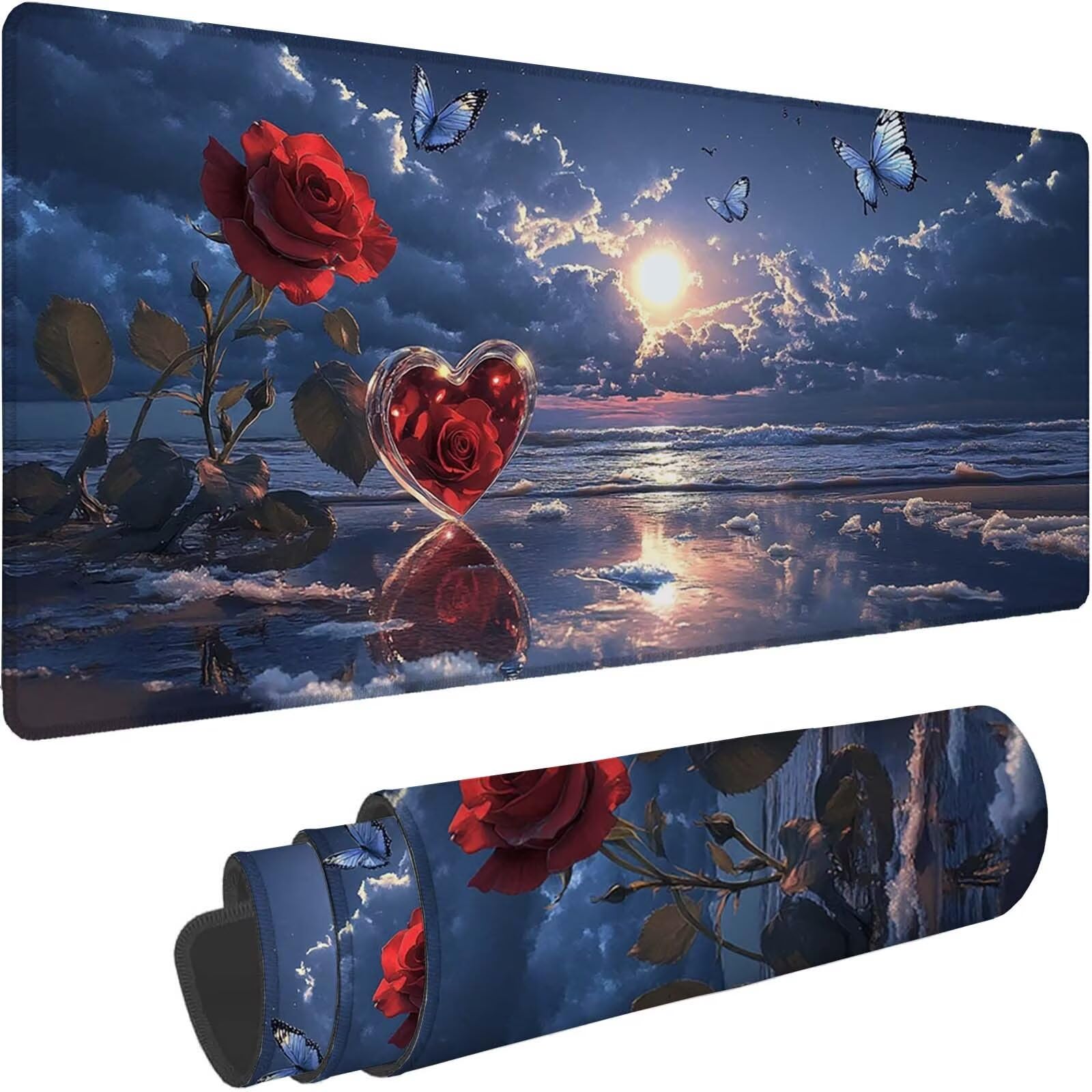 Tappetino Mouse 900x450mm | Superficie Ultra-Liscia | luna 0-z662