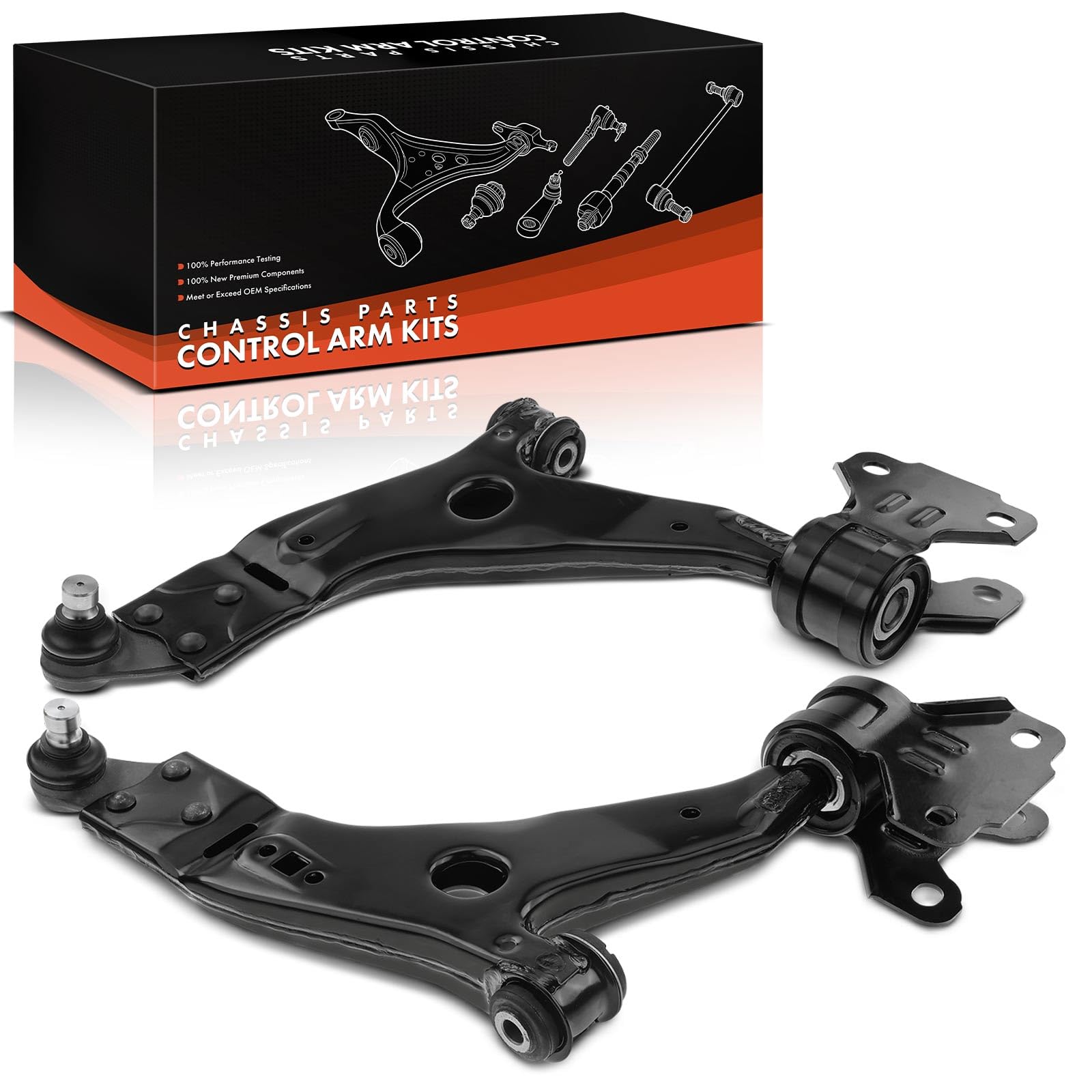 Frankberg 2x Triangle de Suspension en Bas Essieu Avant Gauche Droite Compatible avec K.u.g.a II DM2 1.5L-2.5L 2012-2024 Remplacer# CV613A424AAC