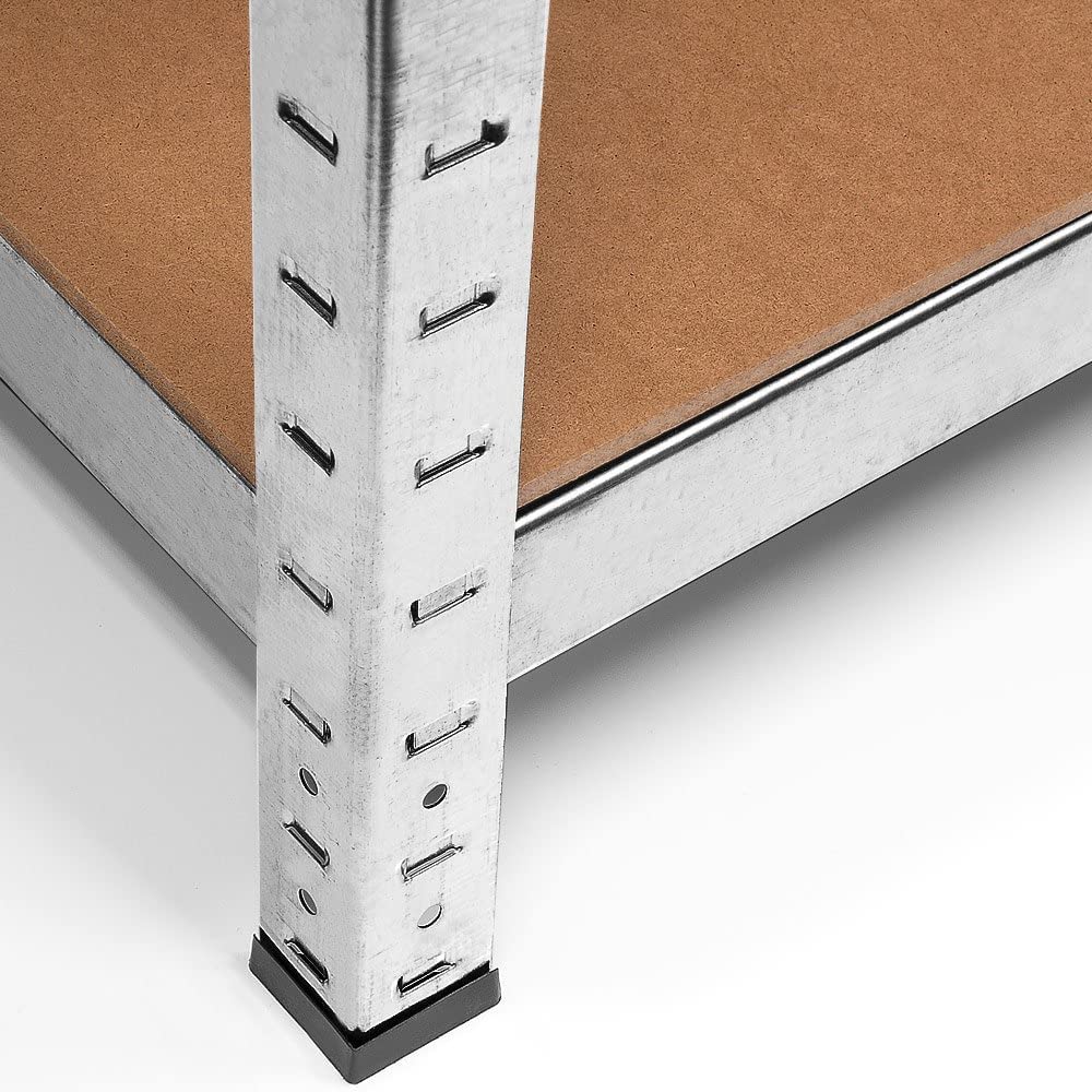 N.G. NICCOLAI - NICCO SHOP - SCAFFALE METALLO 5 RIPIANI IN MDF 90X40X180(H) CM. (2, Metallico)