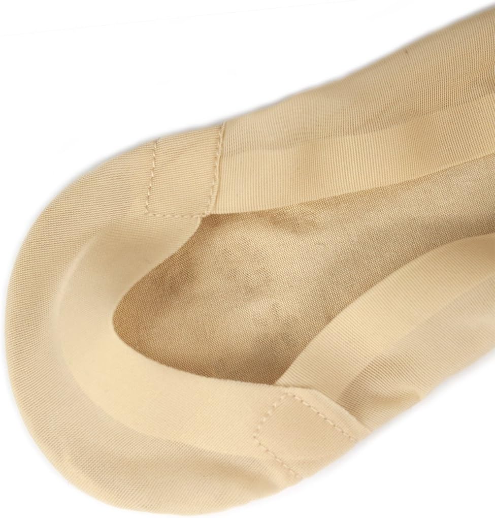Dahlia Women's No Show Non Slip Liner Dress Socks - (4 Pack)