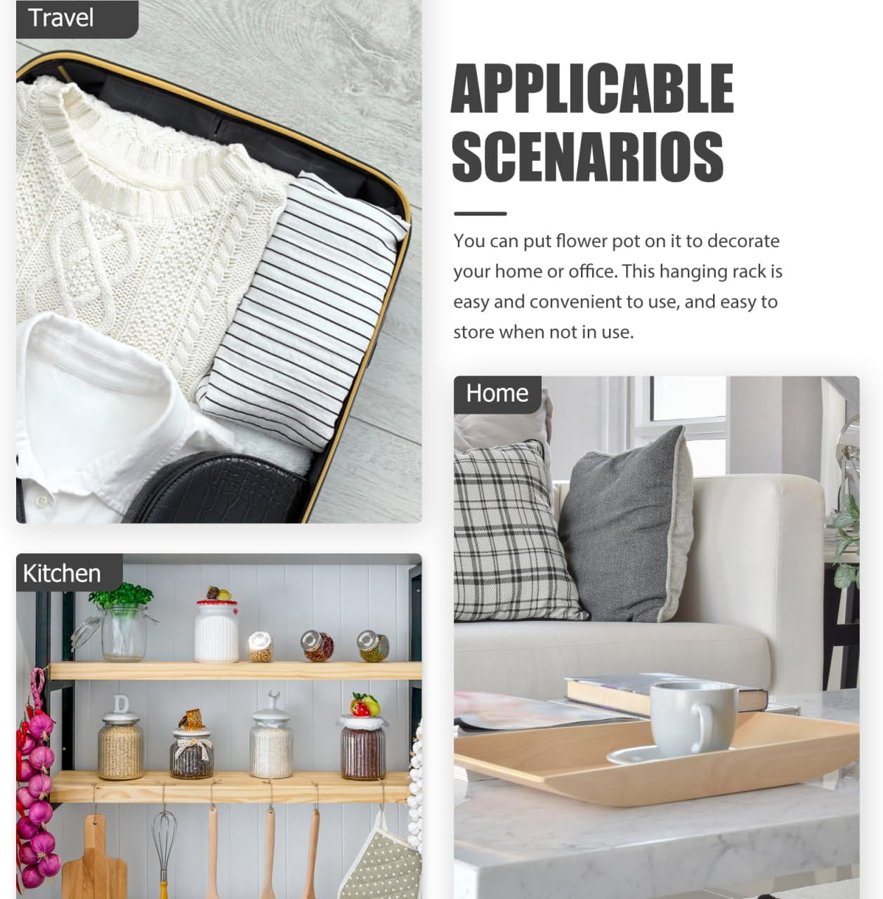 Cabilock 2Pcs Balcony Hanging Railing Planter Basket Flower Pot Holder Plant Iron Racks Fence Metal Potted Stand Mounted Rectangular Plant Baskets Shelf for Fence