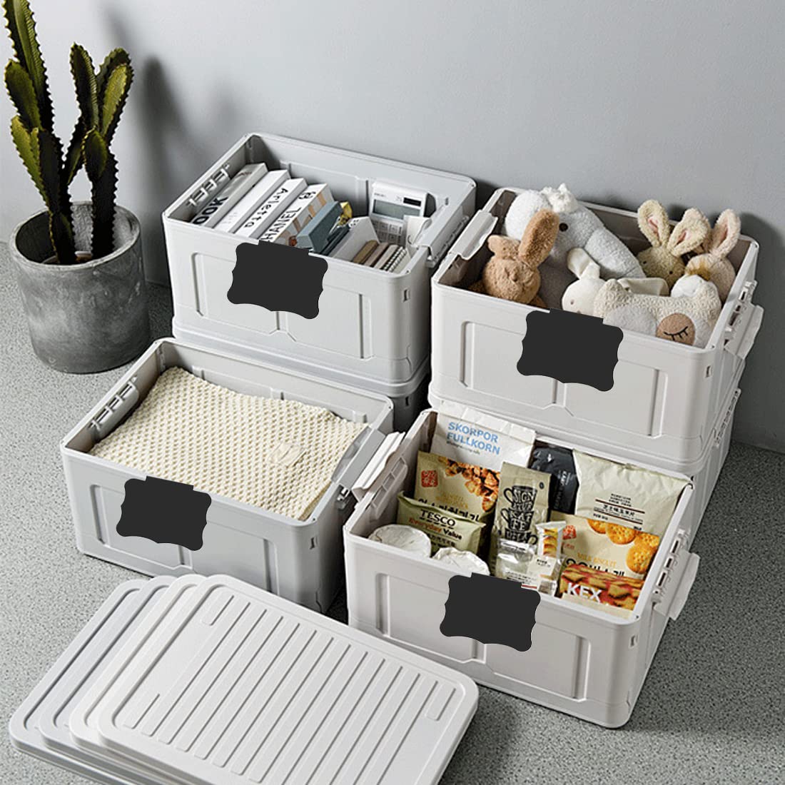 12 Mini Lavagne Cancellabili Con Pennarelli - Cartellini Prezzi In PVC, Clip-on, Per Matrimoni, Feste, Ristoranti - Foto 3