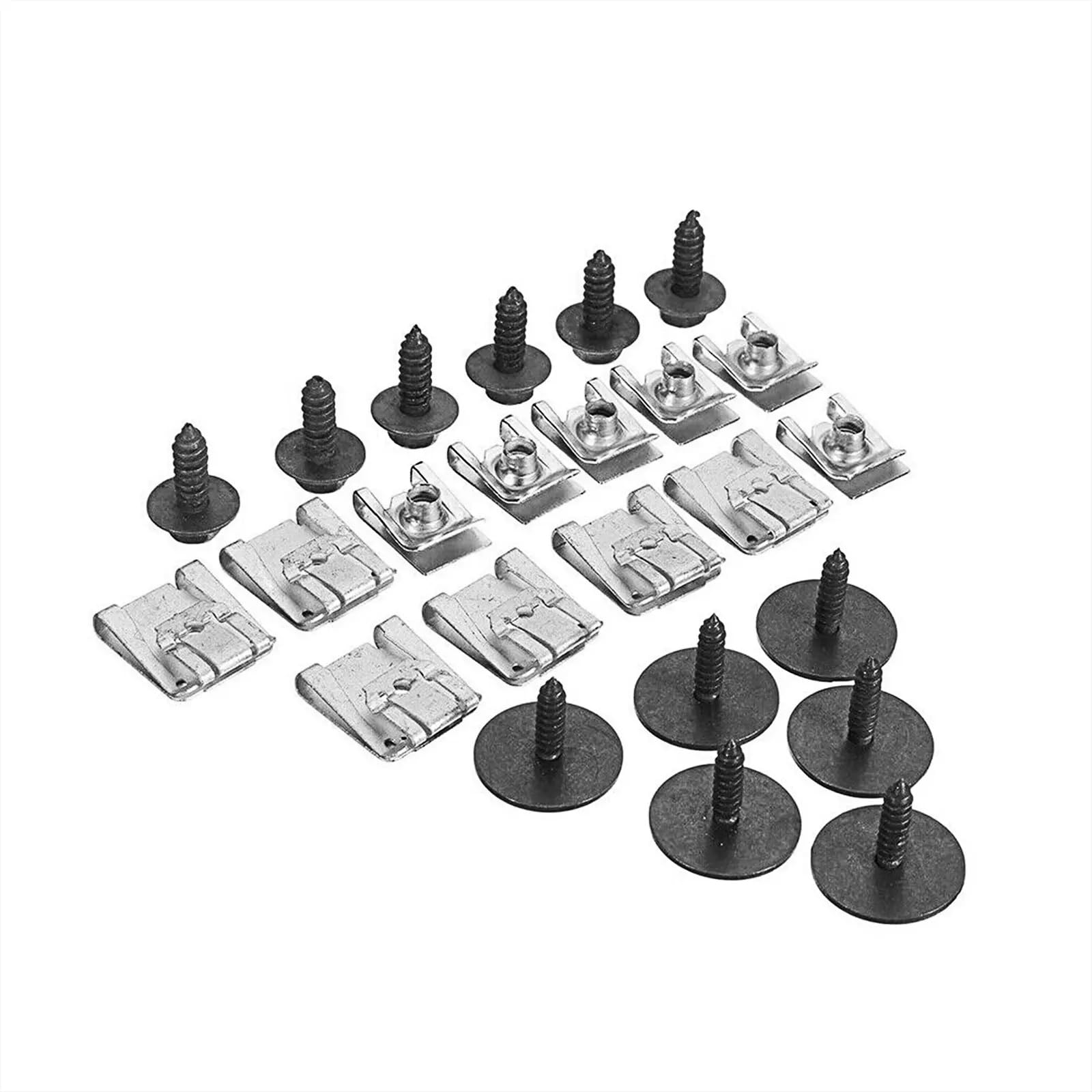 24 x zabezpieczenie silnika, klips mocujący, ochrona podwozia, ochrona przekładni, klips mocujący, śruba do klasy C W204, W203, S204, S203, S203, klasa E, W211, S211, CLS C219