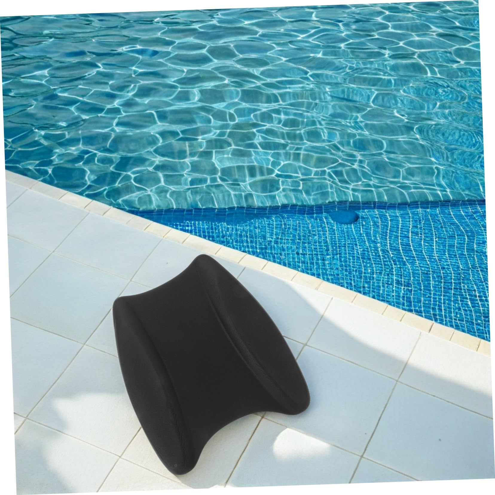 ibasenice Tabla de Natación para Piscina, 2 Piezas, Eva, Negro | Equipo de Ayuda para Nadar, Ligero, para Niños y Adultos, Uso en Piscina y Deportes Acuáticos