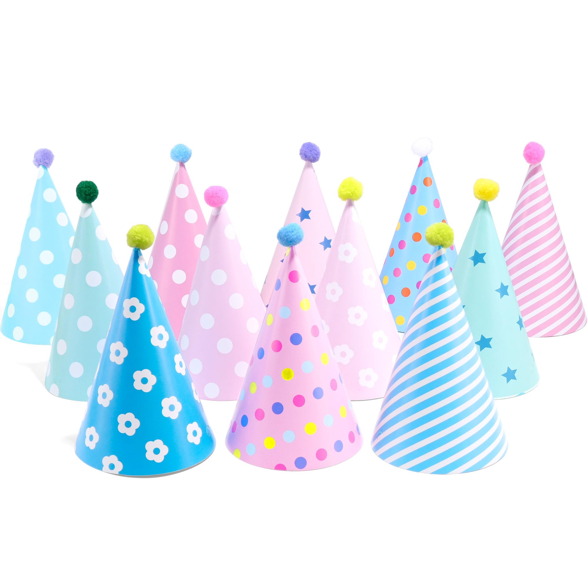 CANREVEL Party Hats for Adults, Party Headwear, Happy Birthday Hats, Birthday Party Decorations for Women Men
