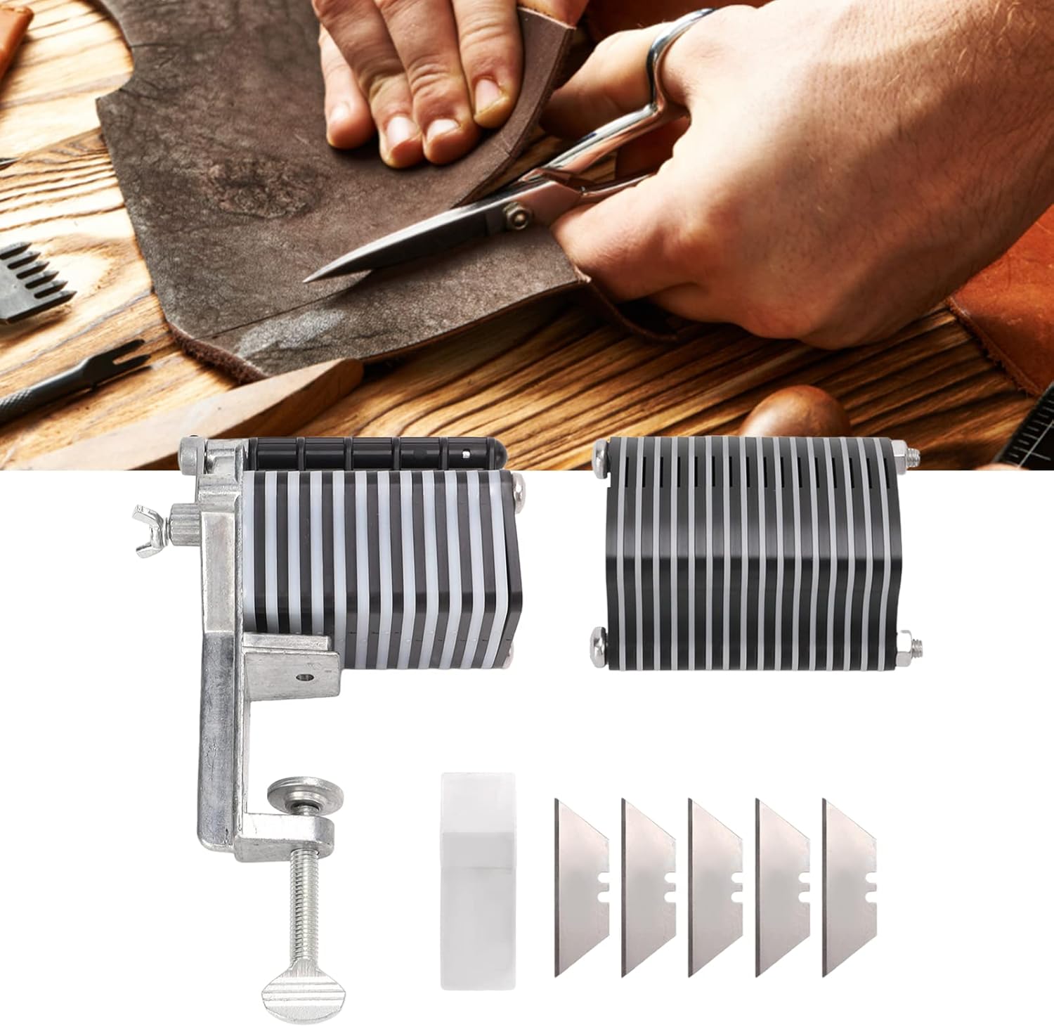 Leather Cutter, Manual Leather Punch and Strap Cutter