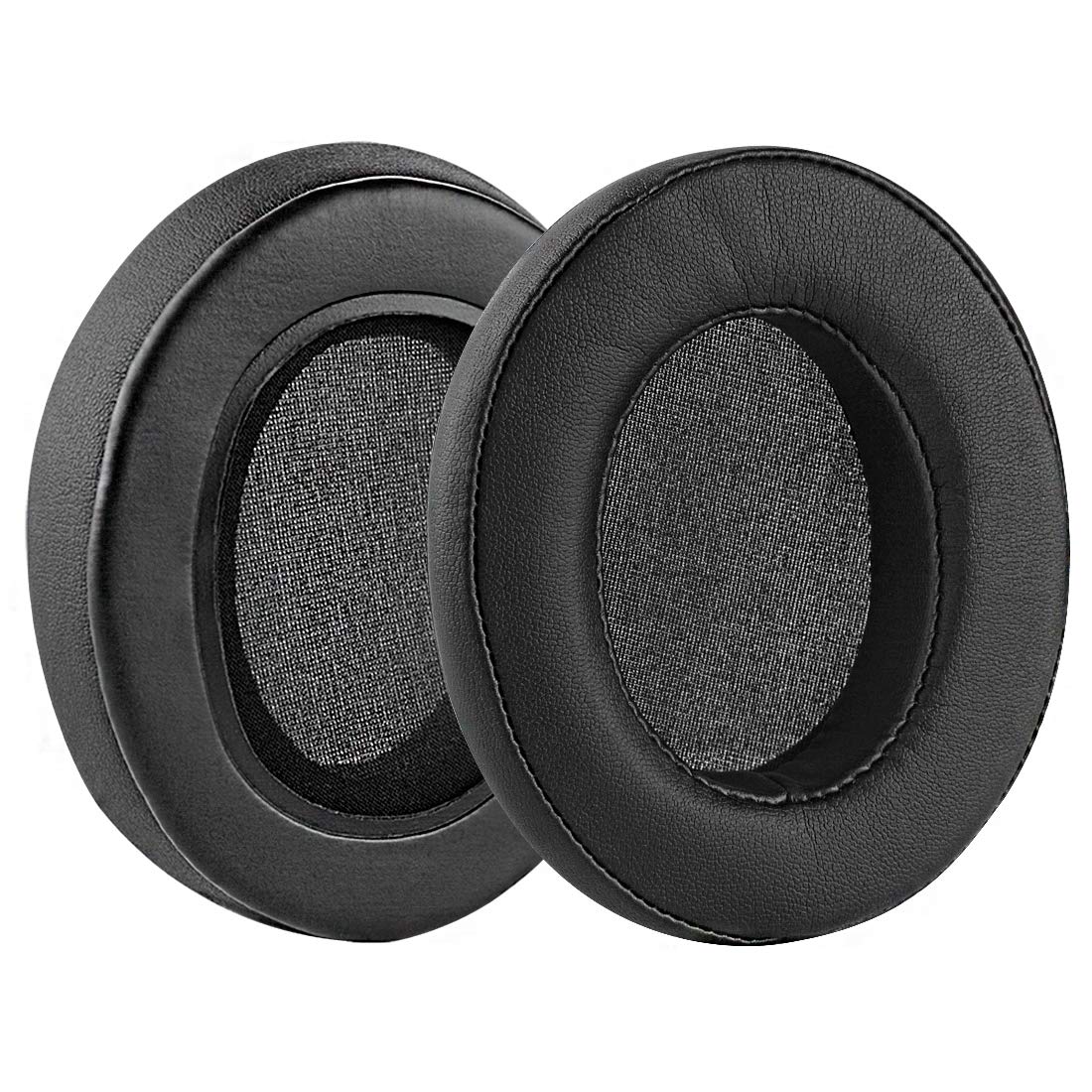 Geekria QuickFit Replacement Ear Pads for Sony Bose Turtle Beach Skullcandy HyperX and Other Large or Mid-Sized Over-Ear Headphones, Repair Parts (Black)