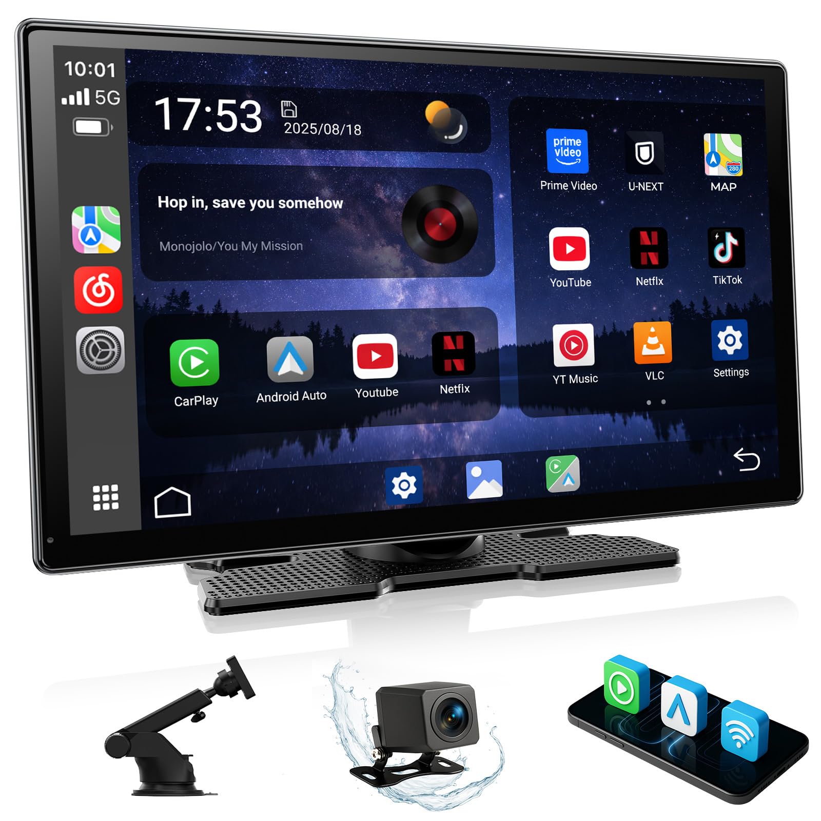 【未使用】LAMTTO カーオーディオ一体型9インチ Amazon.co.jp: LAMTTOディスプレイオーディオ 9インチ ワイヤレス