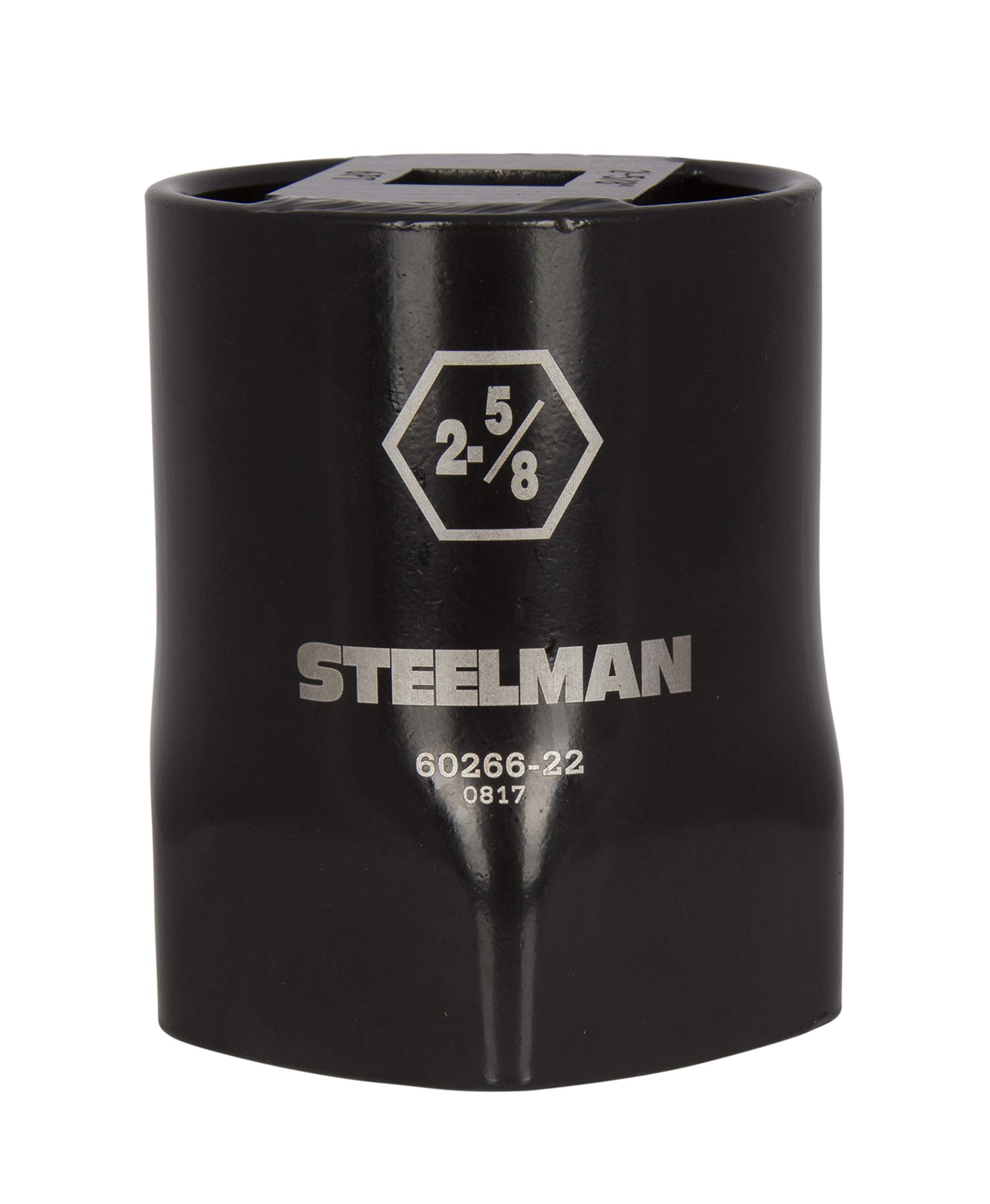 Steelman 2-5/8-inch 6-Point Wheel Bearing Locknut Socket, 3/4-inch Drive, Heavy Duty Steel
