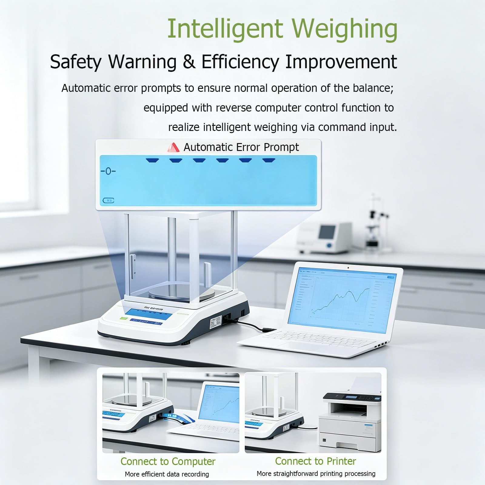 Balance analytique 300 g x 0,1 g, précision de 0,1 g (300 g, 1 mg)