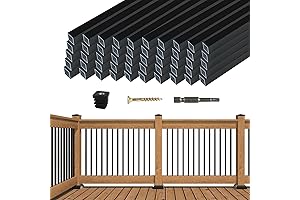Muzata Heavy Duty Deck Rails for Enhanced Safety and Modern Aesthetics