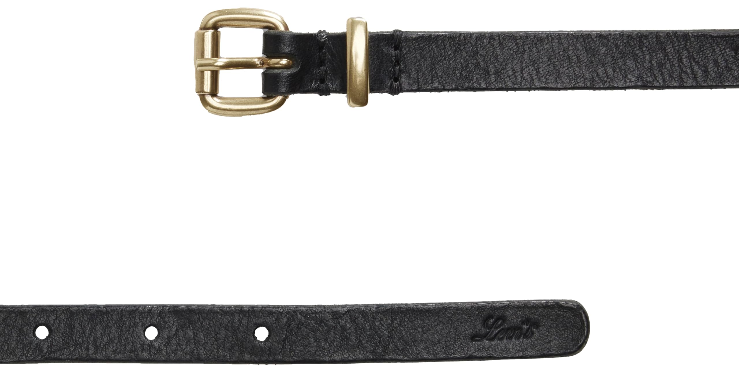 Levi's Dillon Narrow Belt Levi'S Damen Dillon - Cinturones estrechos, caviar, 100 Mujer (Pack de 1)