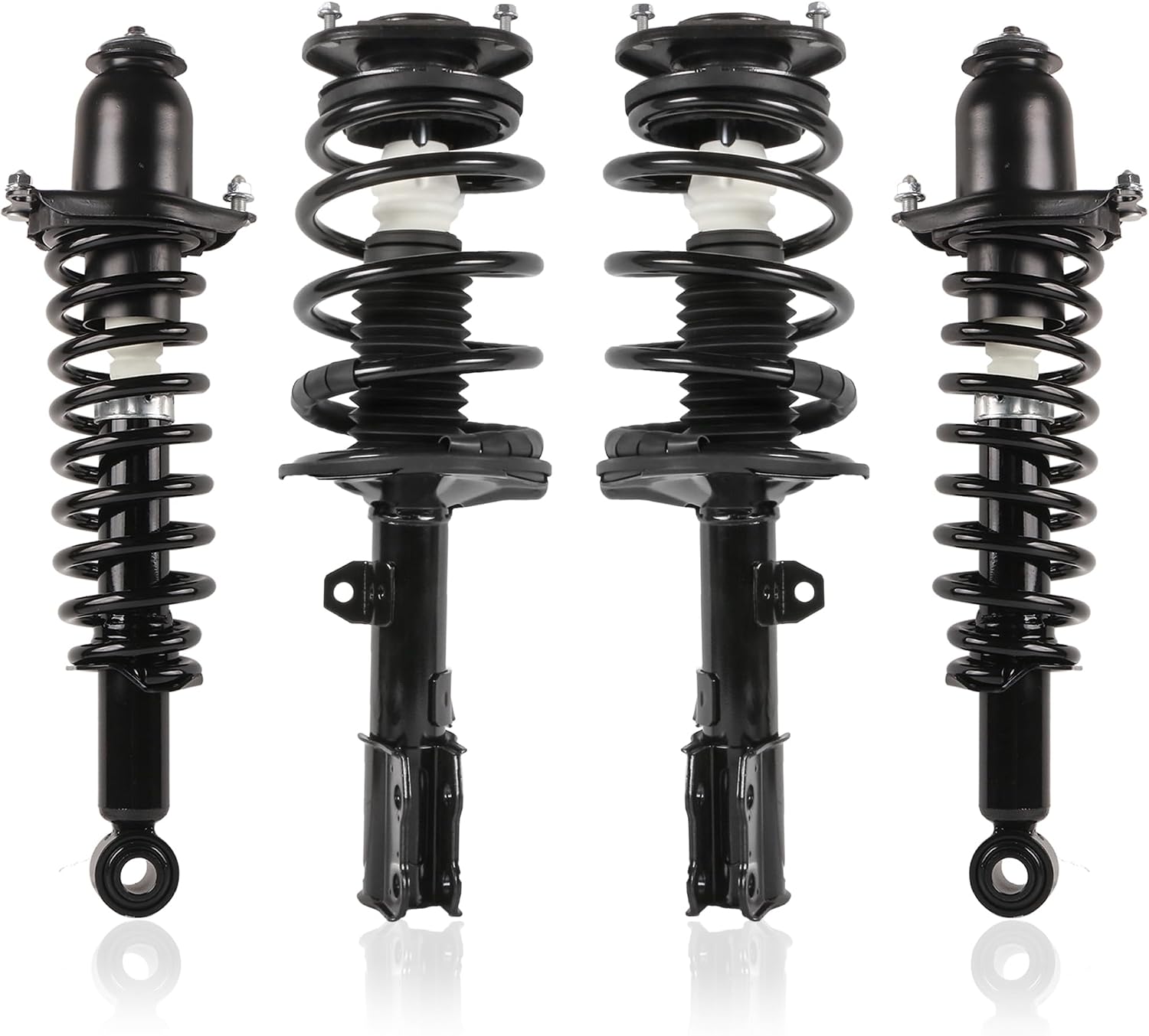 Front and Rear Complete Struts Assembly Shock Absorbers Compatible for For 2003-2008 Toyota Corolla，Replace 172114, 172115, 171373L, 171373R（4Pcs）