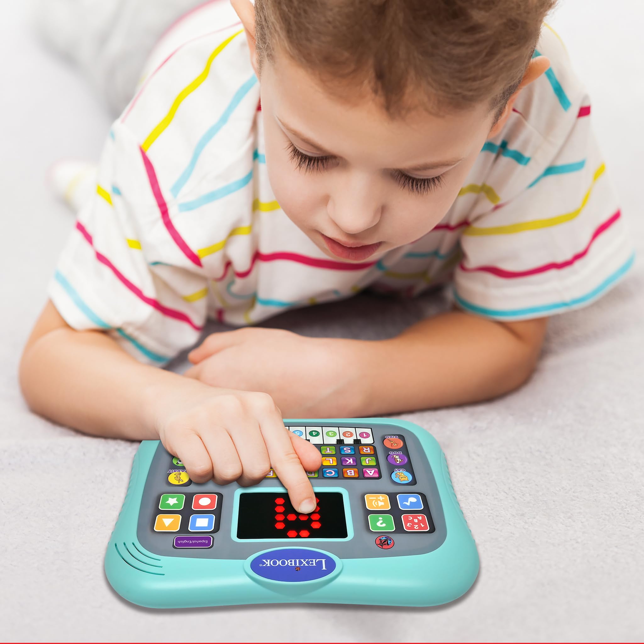 LEXIBOOK, Educational tablet, Bilingual ENGLISH/SPANISH, Talking tablet with screen to learn the alphabet - Image 4