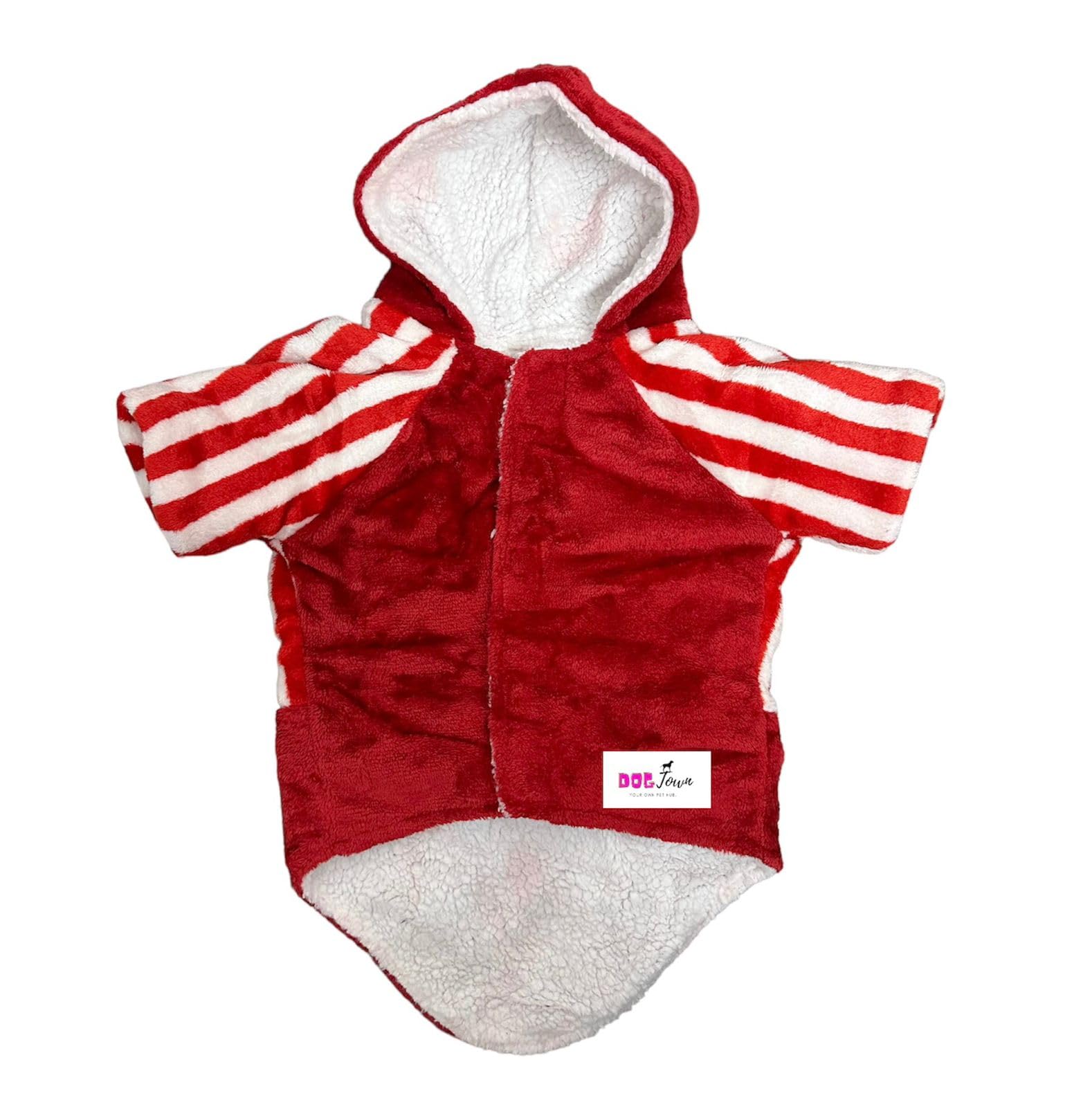 DOGTOWN Flannel Stretchable and Soft Material Hoddies for Small,Large Dogs | Red | 22 Inch (B0CLZM6KB7) Amazon Price History, Amazon Price Tracker