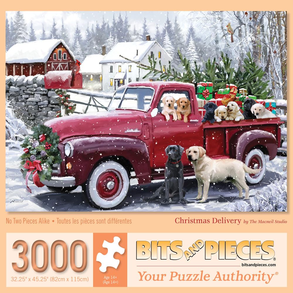 Bits and Pieces Jigsaw Puzzles for Adults - Christmas Delivery