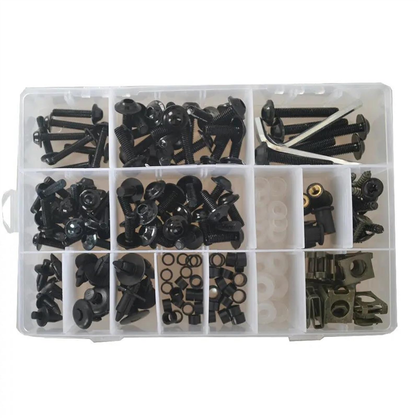 Motorcycle Fairing Bolts Kits Screws Bodywork Speed Nuts Bolt For Ducati 848 EVO 1098 1198 1098S 1098R 1198S 07-13 200x CNC Alloy(Black)