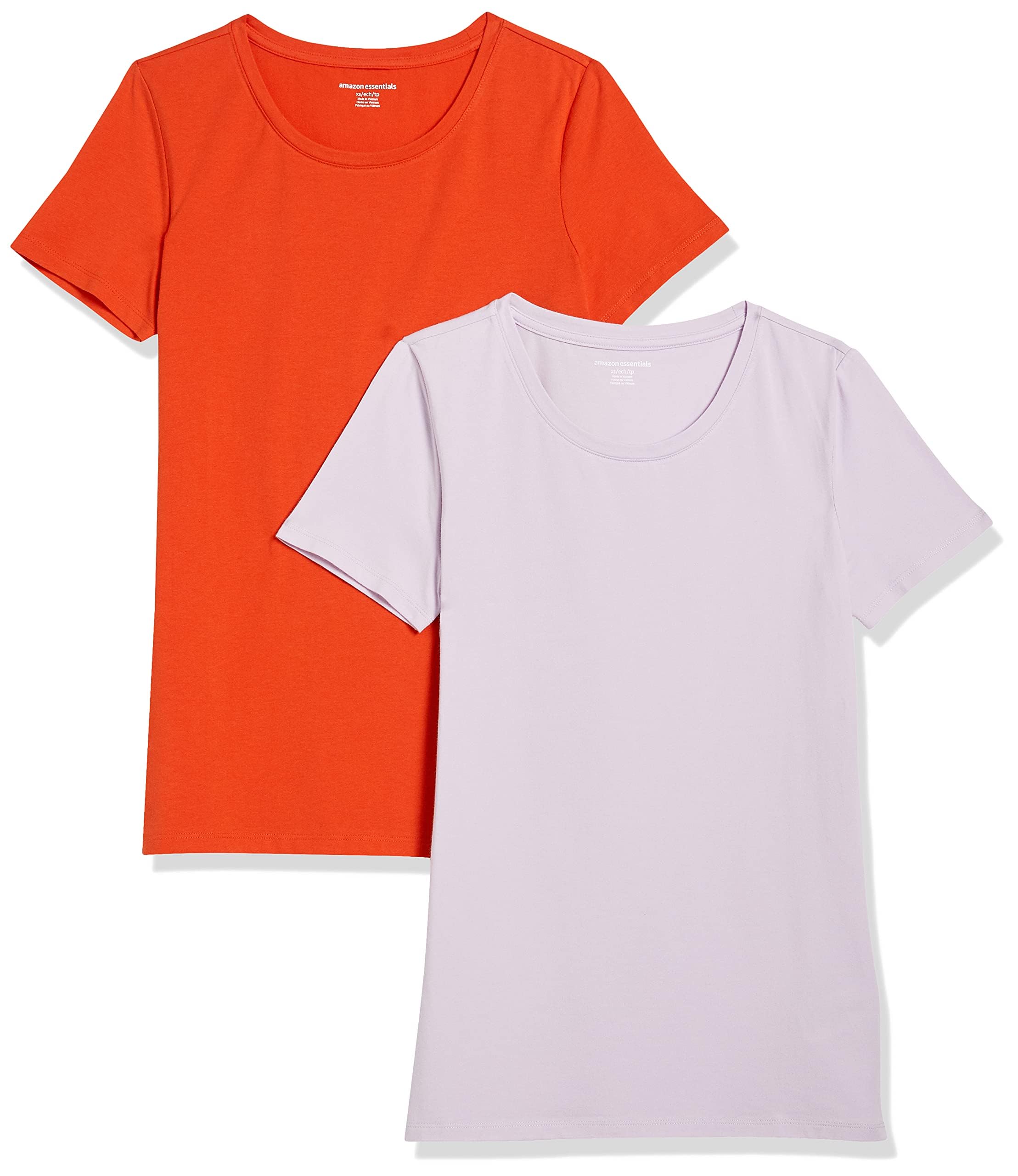 Amazon Essentials Women's Regular-Fit Short-Sleeve T-Shirt (Crewneck and V-Neck Options), Multipacks — view 237