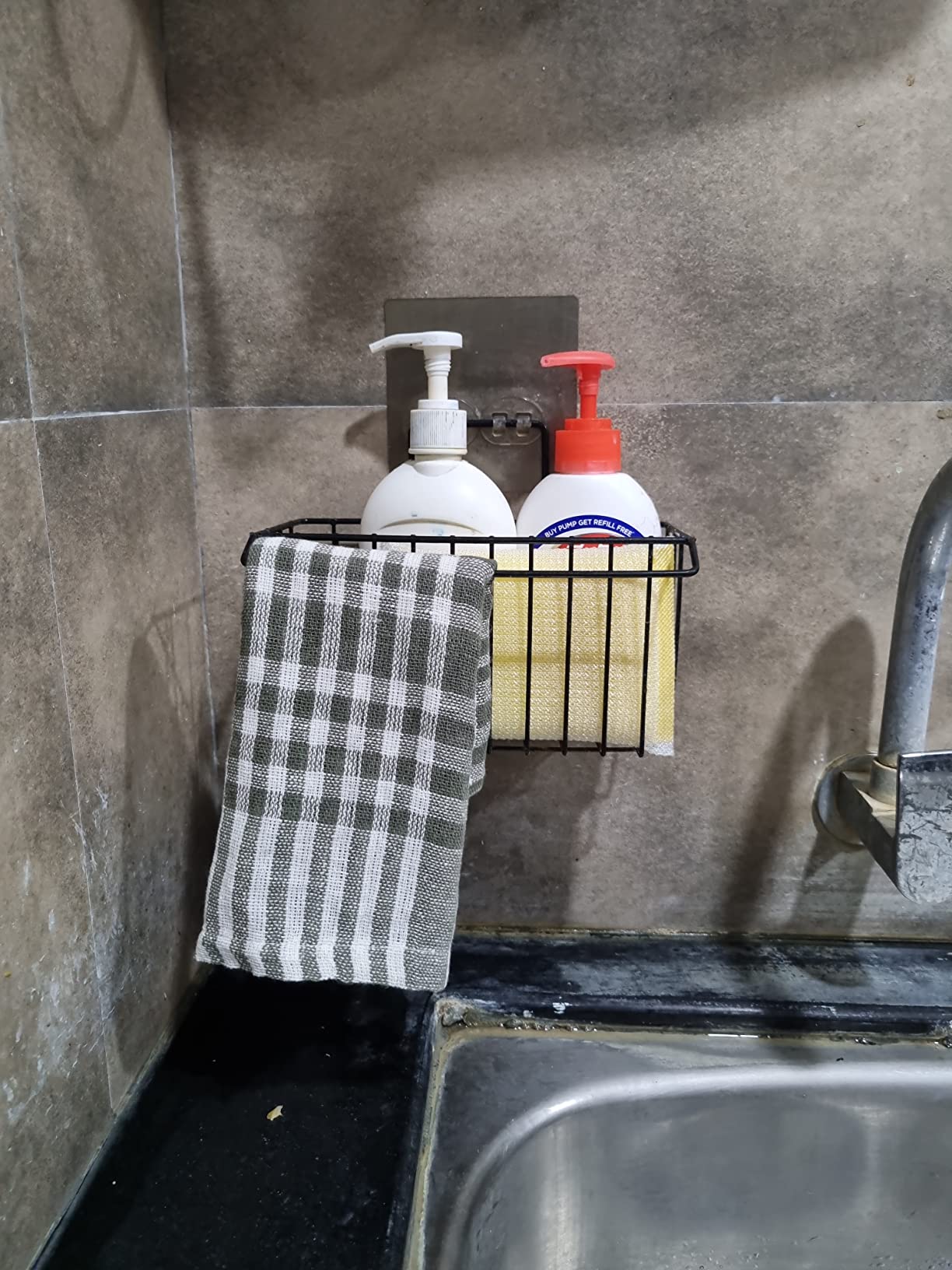 Space-Saving Kitchen and Bath Holder for Clutter-Free Design
