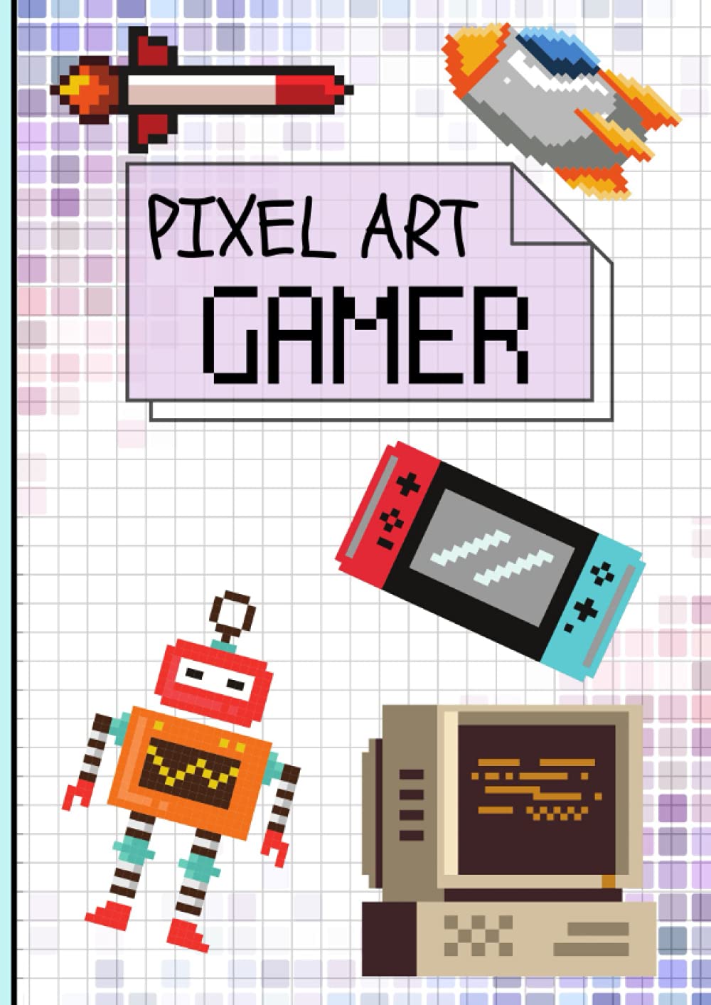 Buy Pixel Art Gamer Creates Pixelize Colours Pixel Art Drawing Book