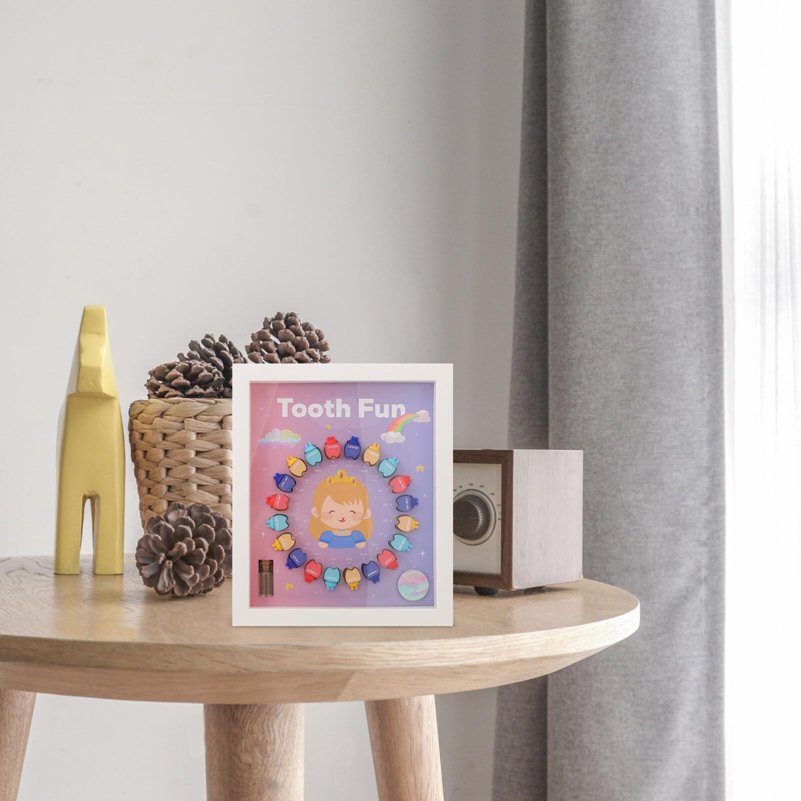 Boîte à Dents de Lait pour Bébé, Coffret Souvenir Compact en Plastique, 1