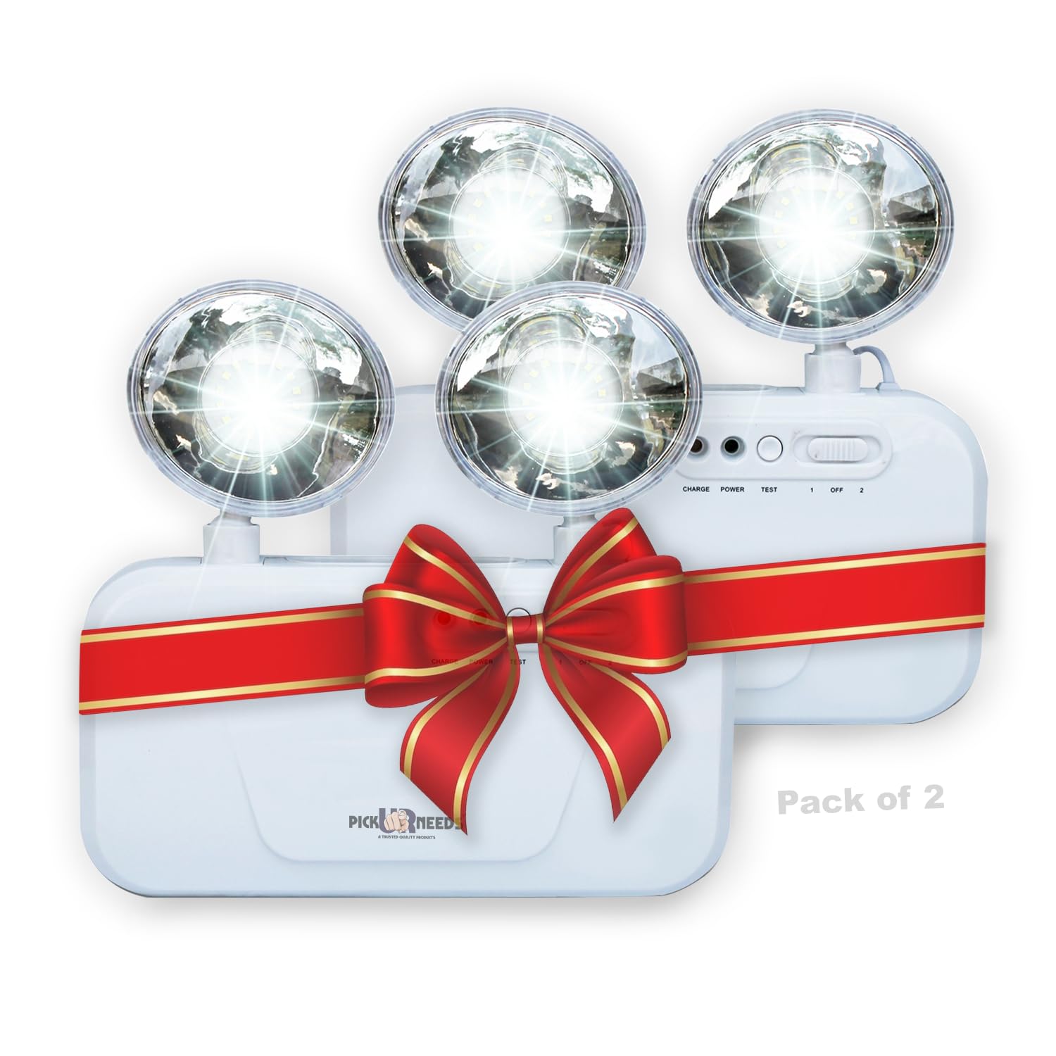 Pick Ur Needs Rechargeable Emergency LED Wall Mounted Auto Cut System with Portable & Twin Spot for Commercial Lightning White (lARGE2)-image-24