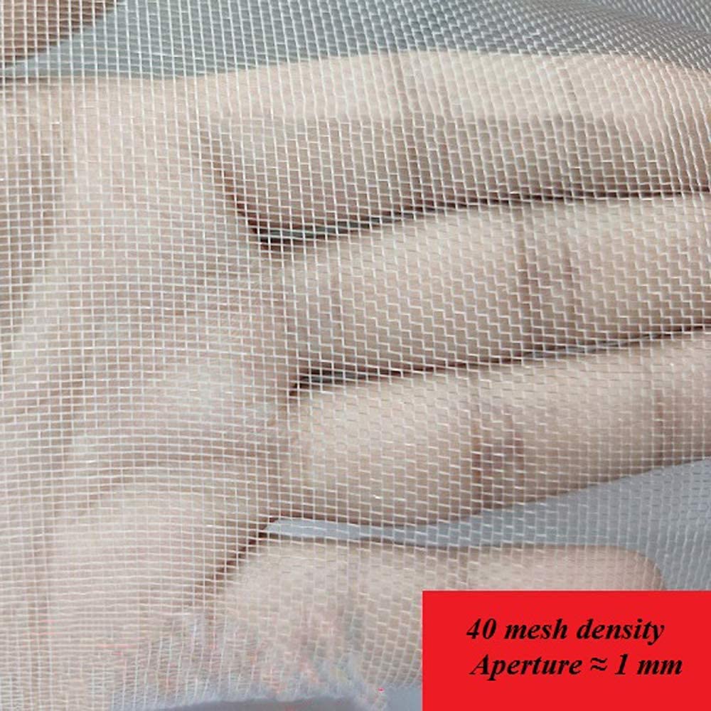 Gasa De Gasa Anti-Insectos Malla Previene Mosquitos Y Moscas, Protege Los Invernaderos Y Los Hogares Las Plagas Insectos,Domésticas Cifradas Engrosadas,Blanco,1.5 * 12M