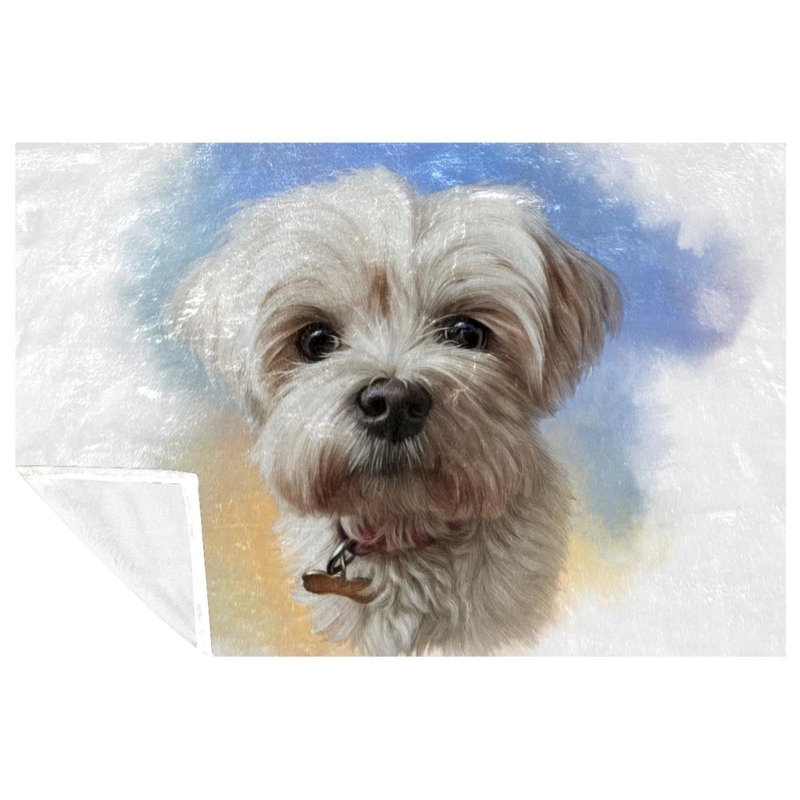 Couverture chaude Shih Tzu pour pique-nique camping et plage