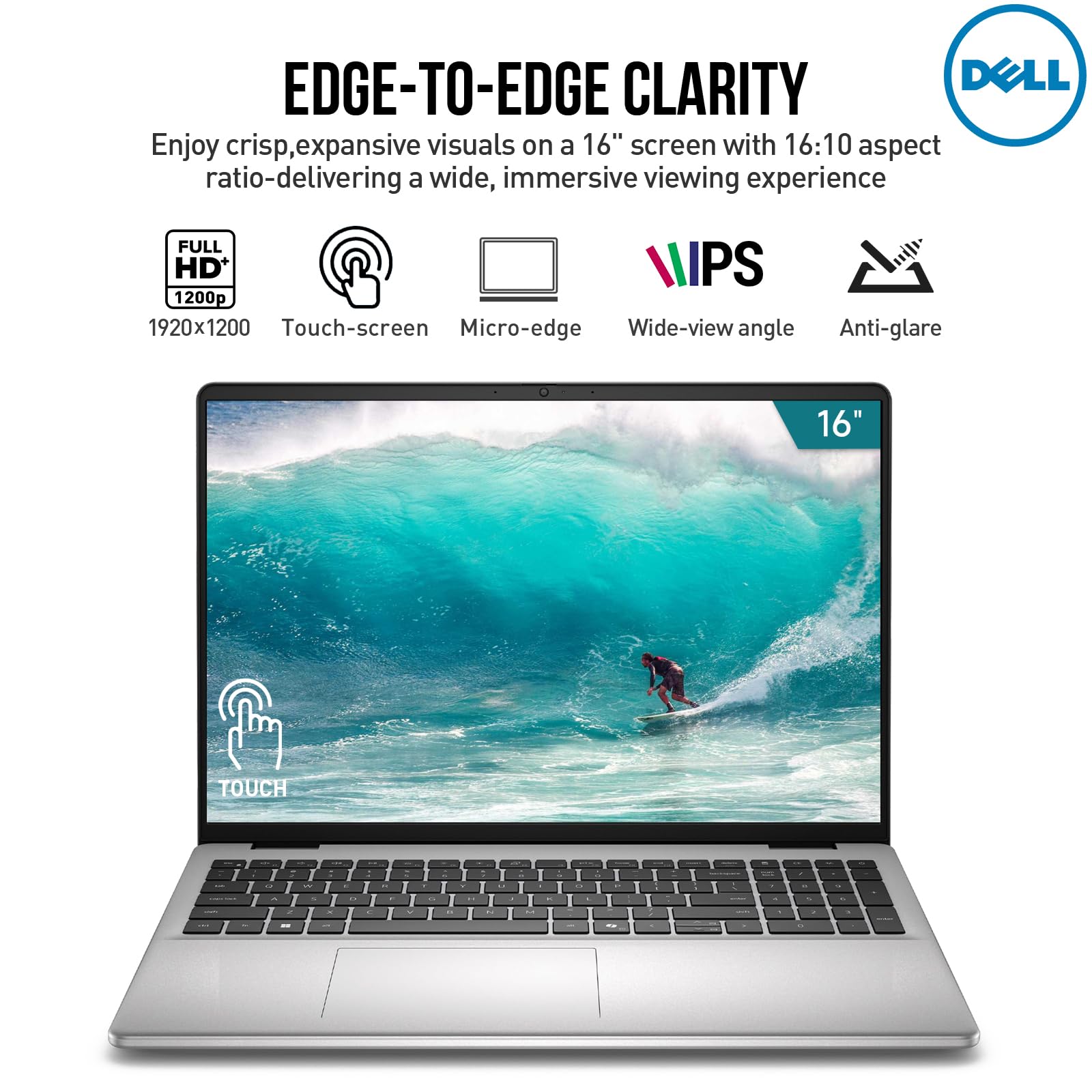 DELL i7 2600 16GB 新品240GB SSD＋HDD BD W10 Amazon.com: Dell 16 Touchscreen Laptop for Business & Home Student