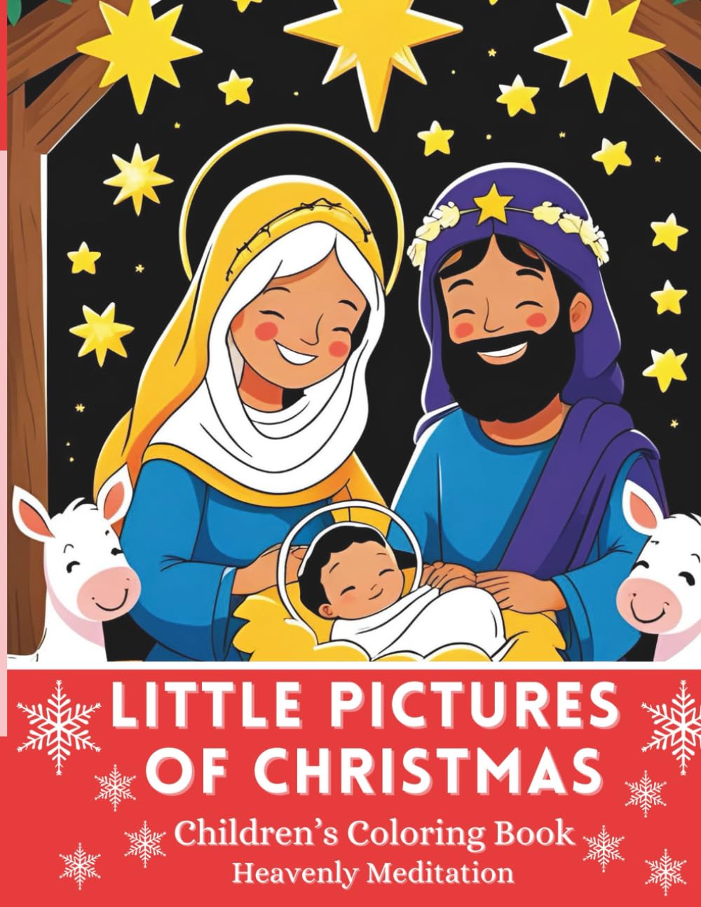 Little Pictures Of Christmas: Children's Coloring Book