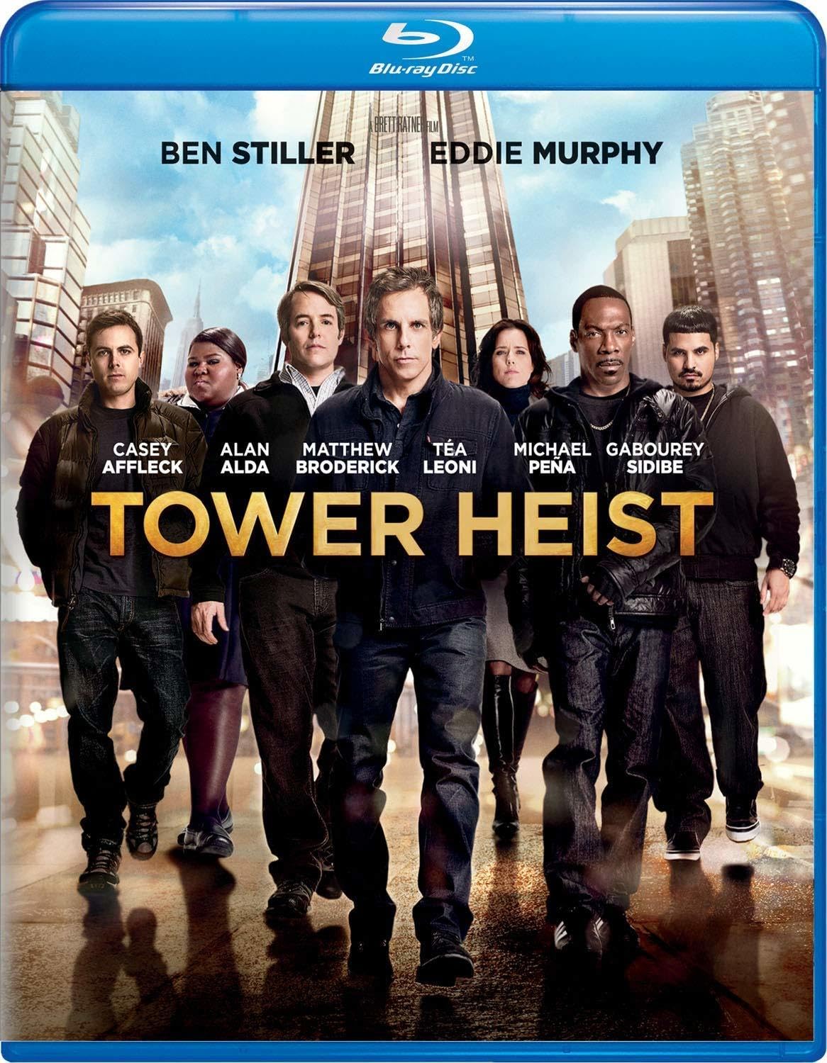 Disco Blu-ray Tower Heist importado de USA para coleccionistas de cine