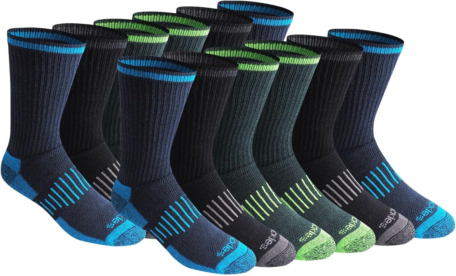Black Bright (12 Pairs)