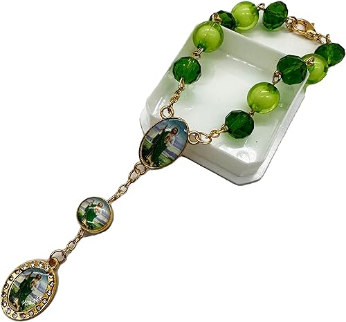 San Jude San Judas Centro de mesa de bautismo, recuerdos de bautizo, rosario, recuerdo de fiesta, recuerdos de fiesta de San Tadeo, 12 unidades