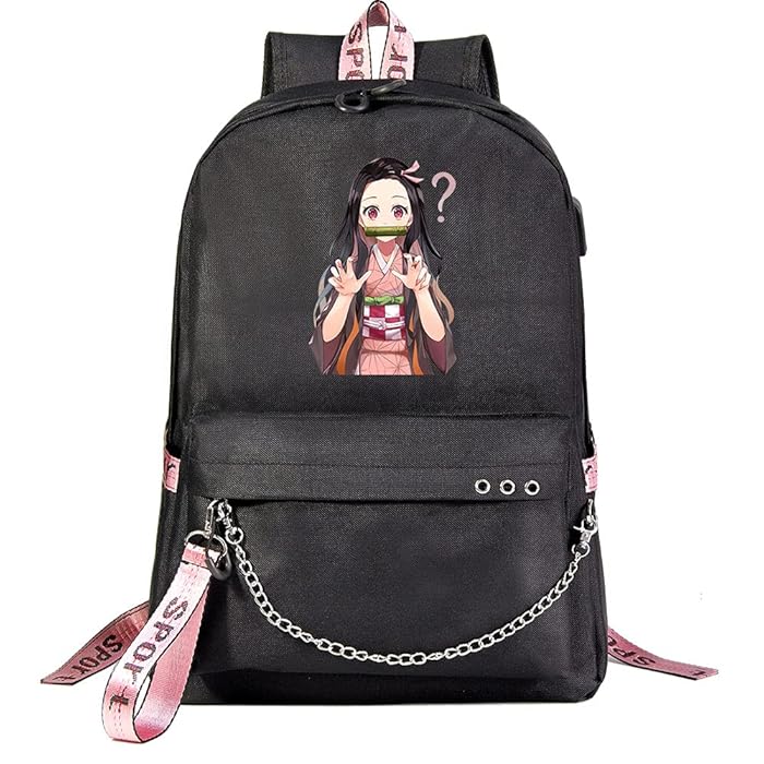 Buy Yumenam Backpack with USB Charging Port Anime Theme Kimetsu no