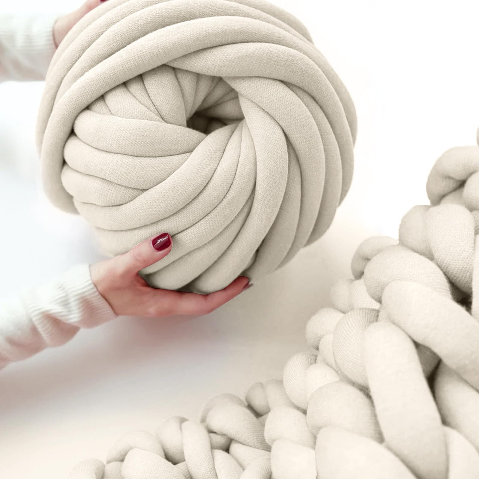 Amazon.com: Arm Knitting Yarn for Chunky Yarn Giant Tubular 