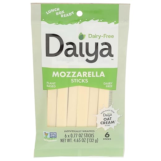 Daiya Dairy Free Mozzarella Style Vegan Cheese Sticks