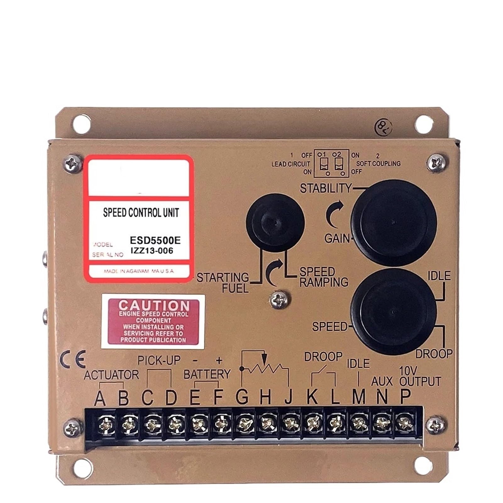 ESD5500E Generator Governor Speed Controller Engine Actuator DC Motor Control Board Genset Parts 1pcs