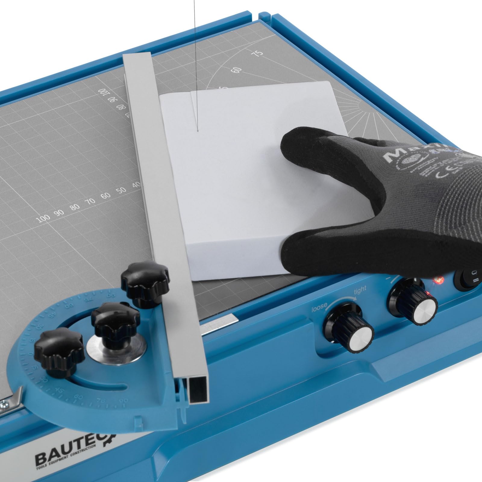 BAUTEC TECH-CUTTER 3000 inkl. 2 Schneidbügel, 3 Drahtrollen, Fußschalter » Styroporschneider für Modellbau Kunst Deko Architektur » Hartschaumschneider, Heißdrahtschneider, Heißdraht-Schneidegerät