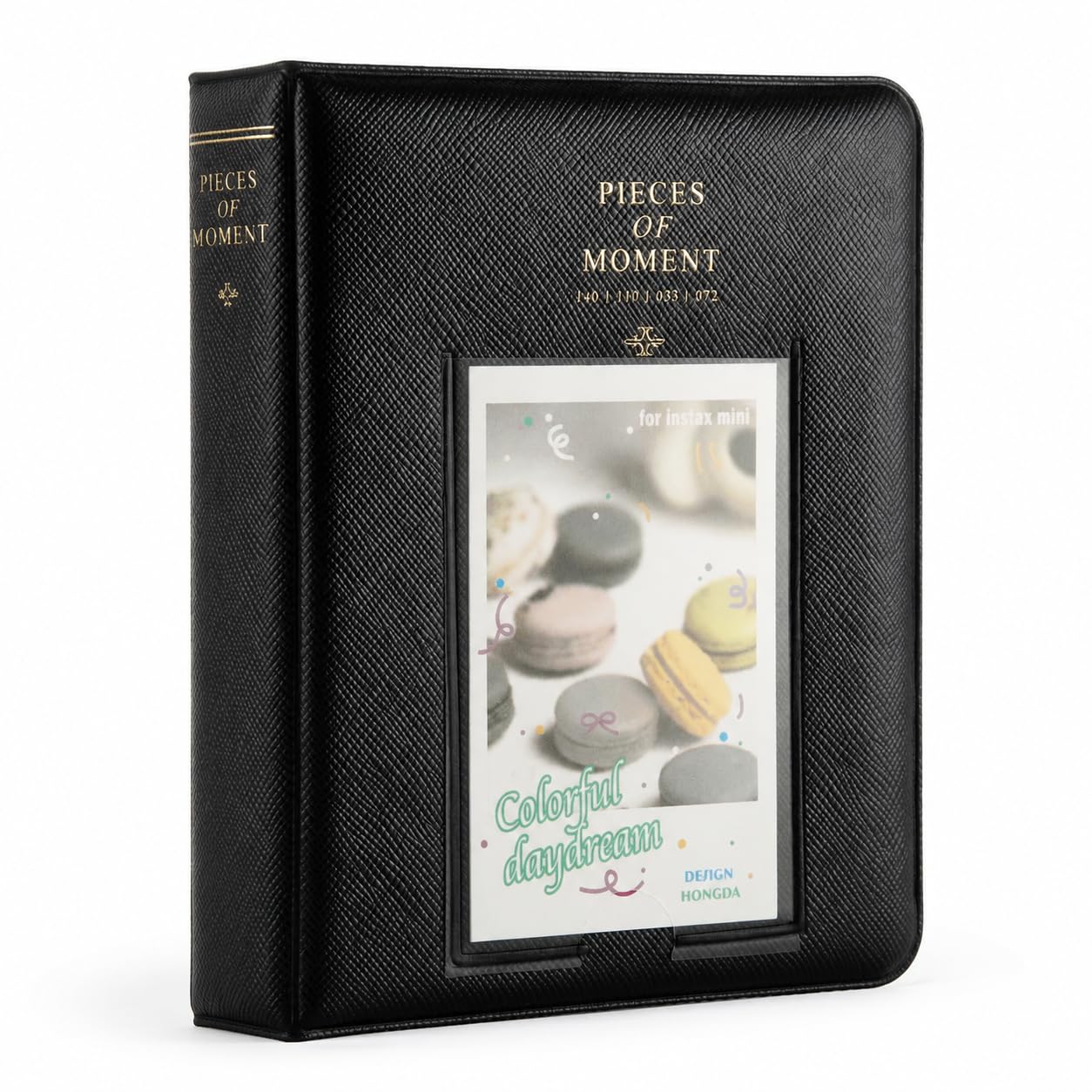 64 Pockets Mini Photo Album for Fujifilm Instax Mini Photos, 3 Inch Instant Camera Picture Album, Black PVC Cover Photo Storage Book with Front Display Window for Baby Memories, Travel, Gifts-image-22