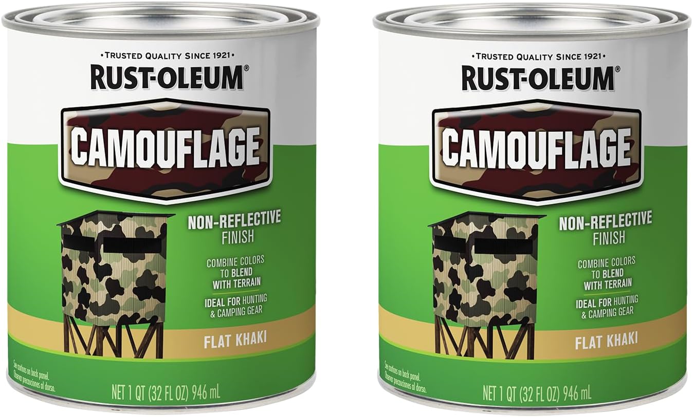 RustOleum 3795622PK Specialty Camouflage Paint, Quart