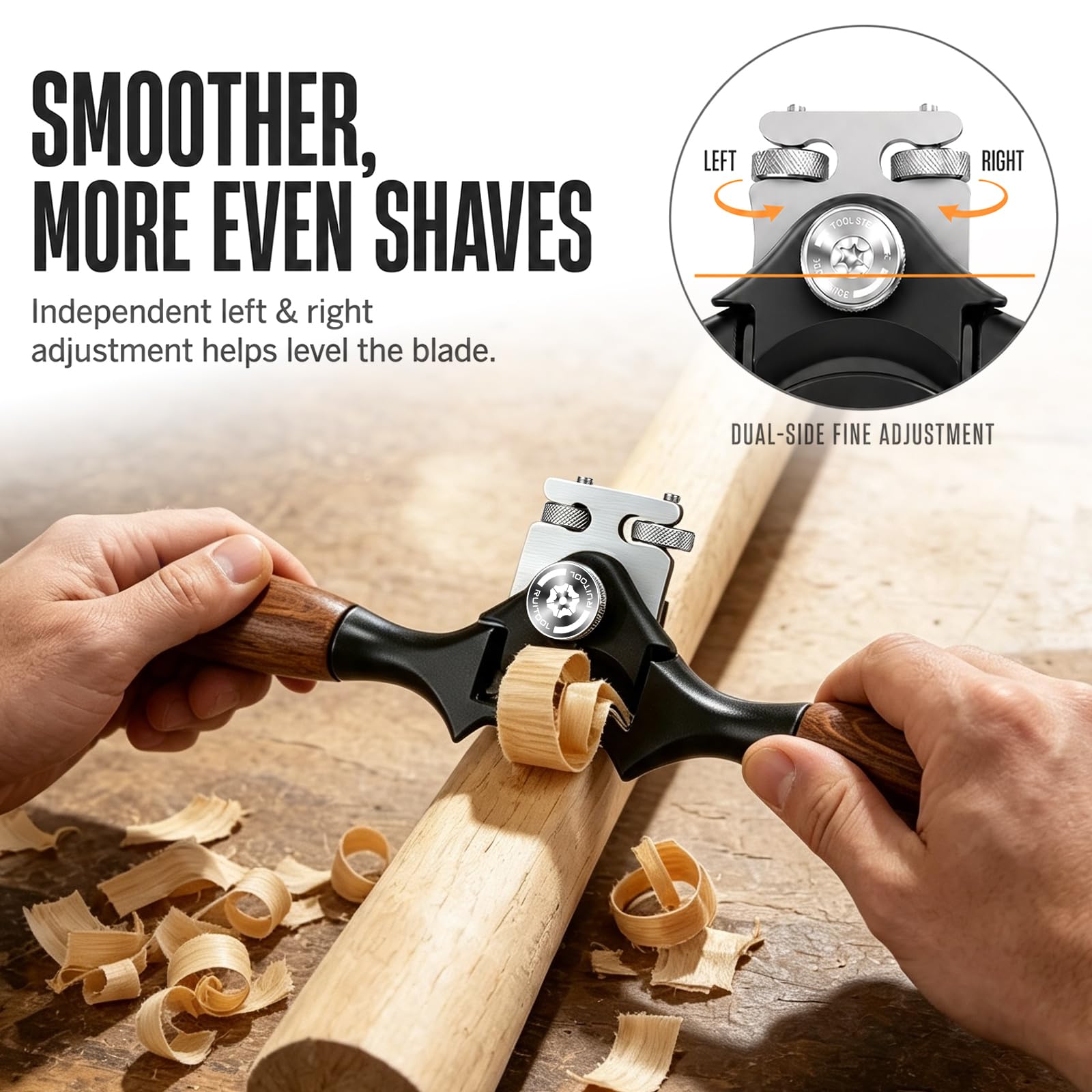 RUITOOL Spokeshave - Shape Round Wood -4 RUITOOL Spokeshave - Shape Round Wood -4