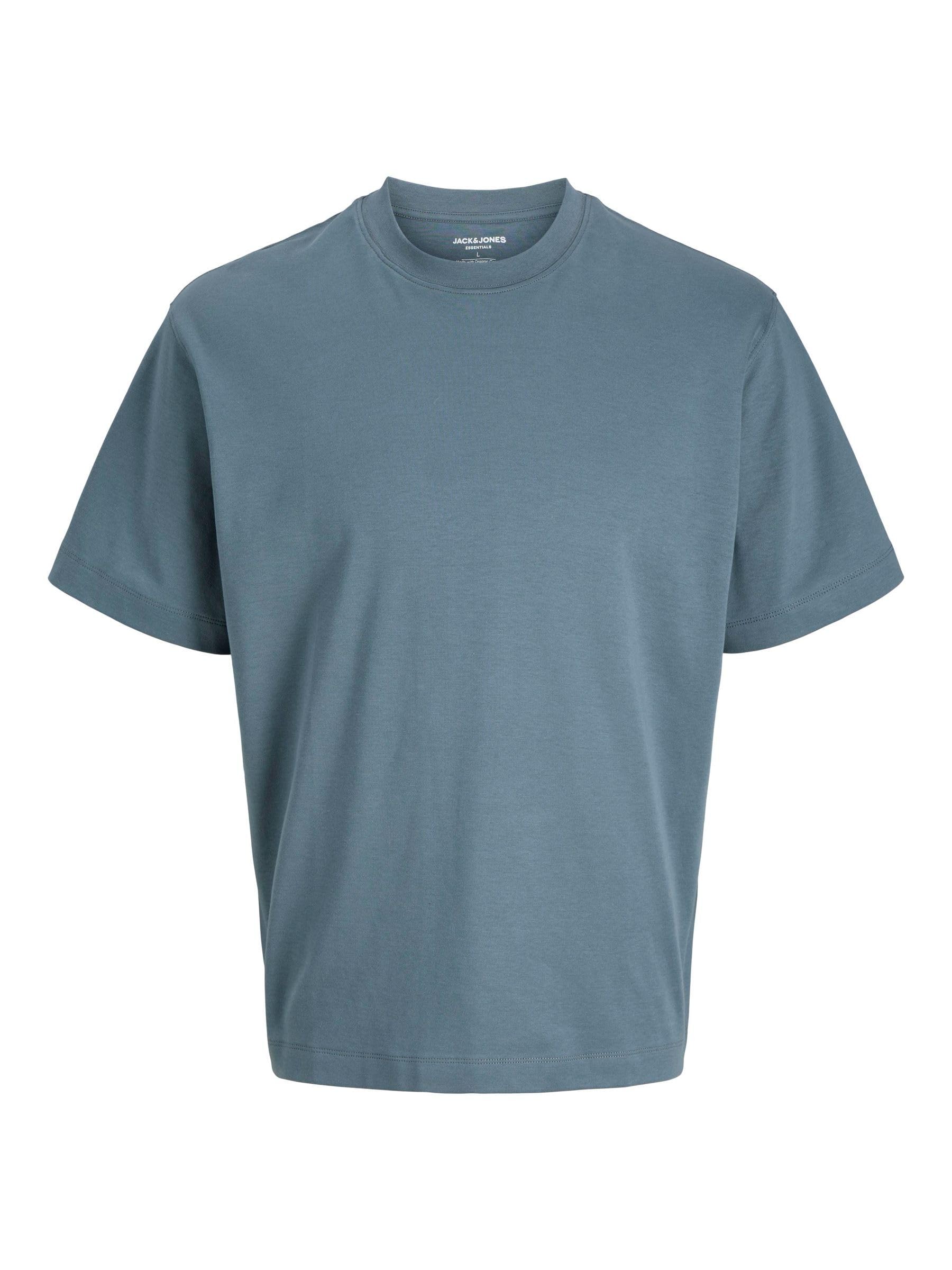 Jack & Jones Men's Stormy Weather T-Shirt, Plain T-Shirt, L