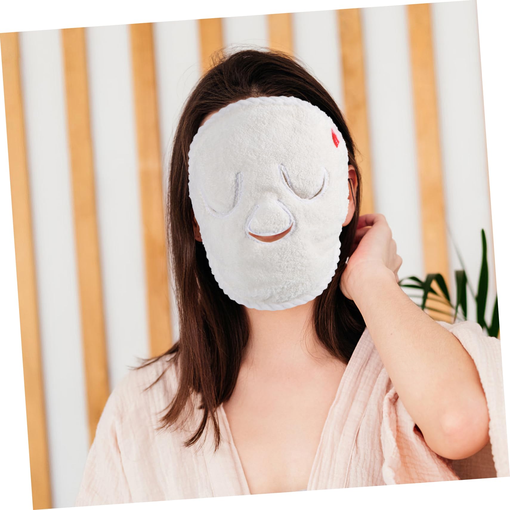 Healeved 8stücke Fleece Gesichtsmaske Handtuch Für Kühlende Und Wärmende Anwendungen Für Gesichtspflege Beautysalons Für Empfindliche Haut
