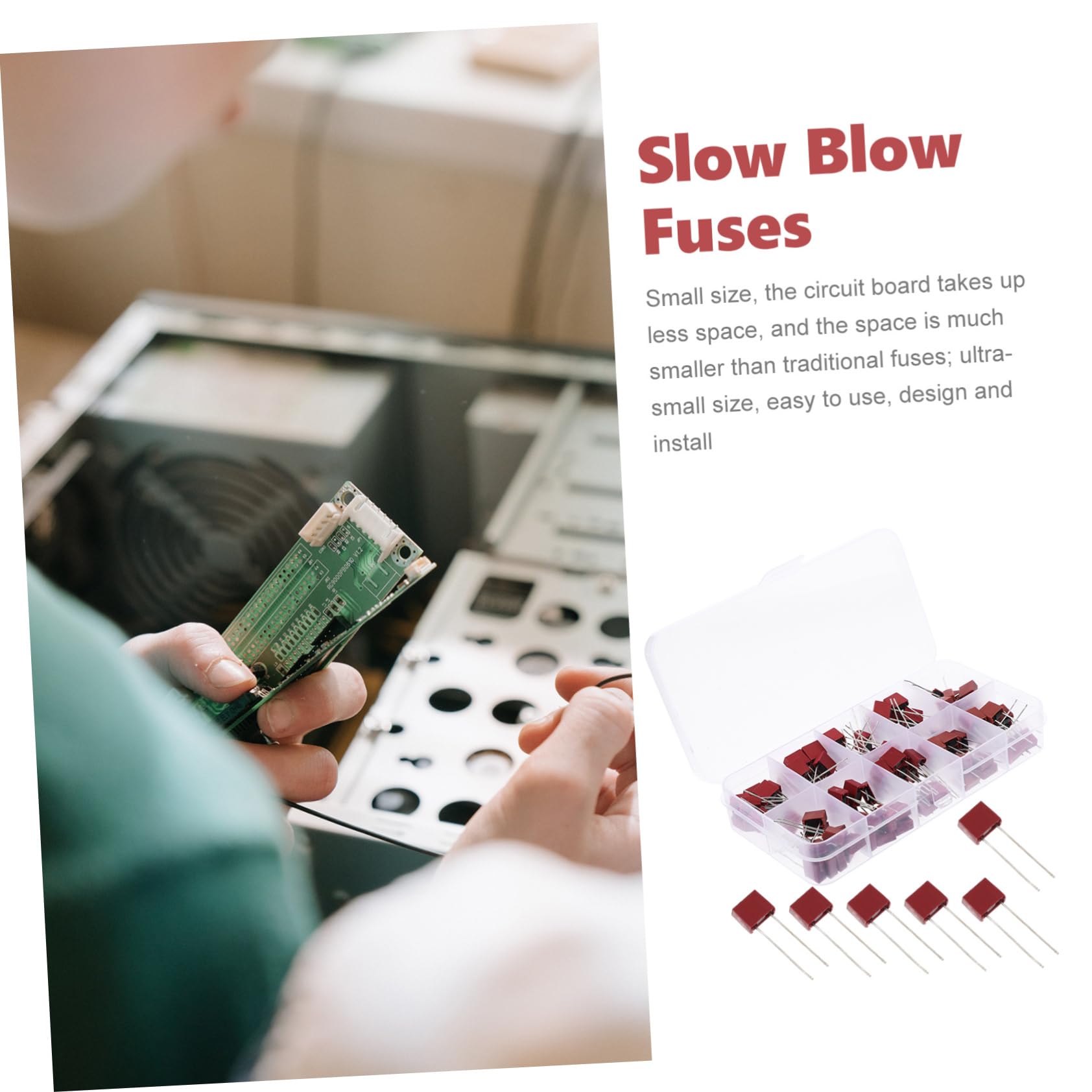 SHINEOFI 3 Set Fusibili Lenti Fusibili Ampere Variabili Confezione da Resistente per Elettrici e Automotive
