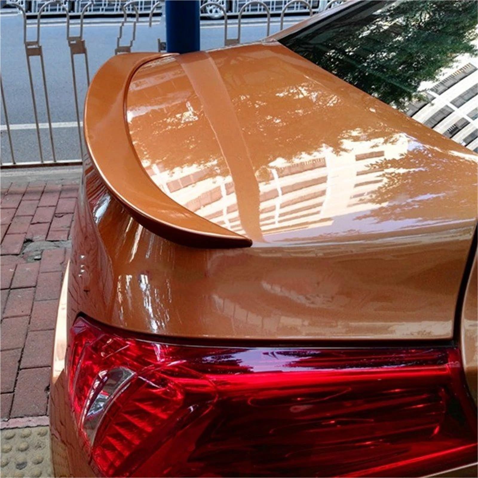 Spoiler Posteriori Per Peugeot 508 2014 2015 2016 2017 Spoiler In Materiale ABS Alettone Posteriore Per Auto Colore Primer Spoiler Posteriore(Nero)