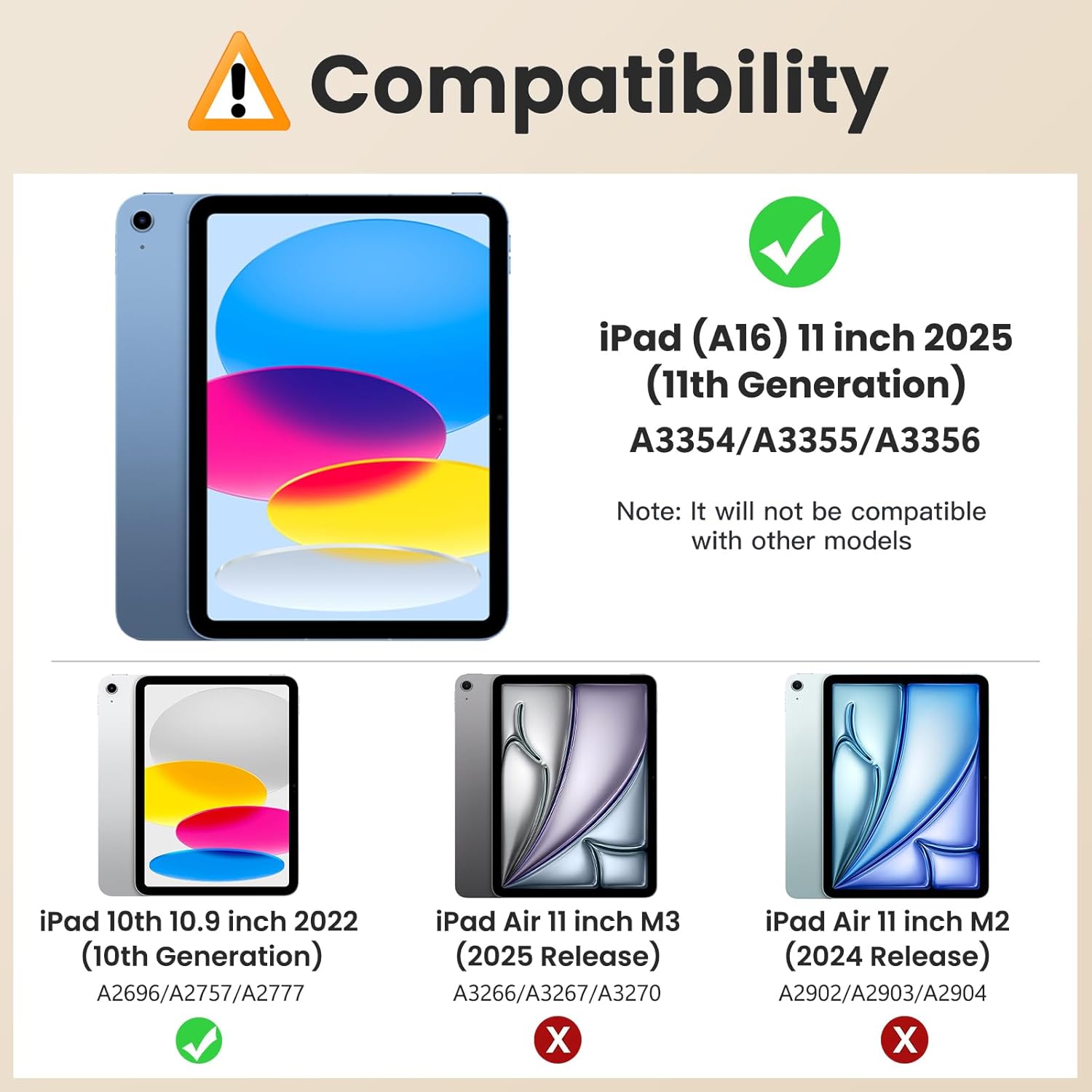 MoKo for iPad A16 Case 11-inch, iPad 11th/10th Generation Case (2025/2022) with Pencil Holder & Pocket, Premium Leather Folio Stand Cover, Multiple Viewing Angles, Black - Image 2