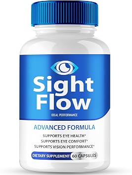 Sight Flow Capsules, Official SightFlow Eye Health Supplement Pills - Maximum Strength, All Natural Visual Wellness, Eye Comfort & Healthy Vision, Premium Sight Flow Pills Reviews 60 Capsules